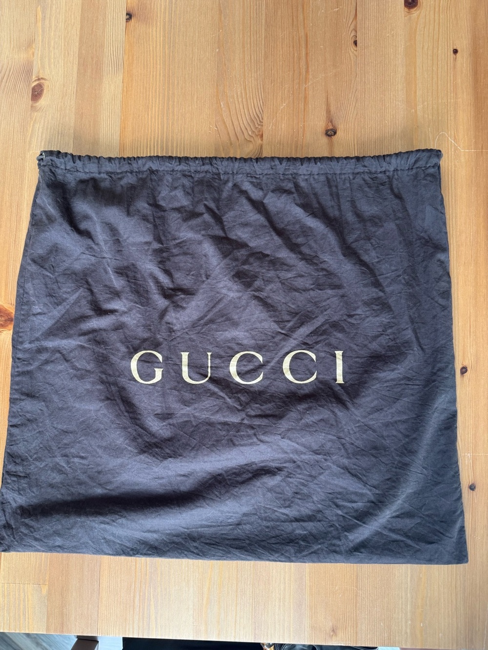 Gucci Drawstring Dust Bag for Large Purse or Handbag 20x18”